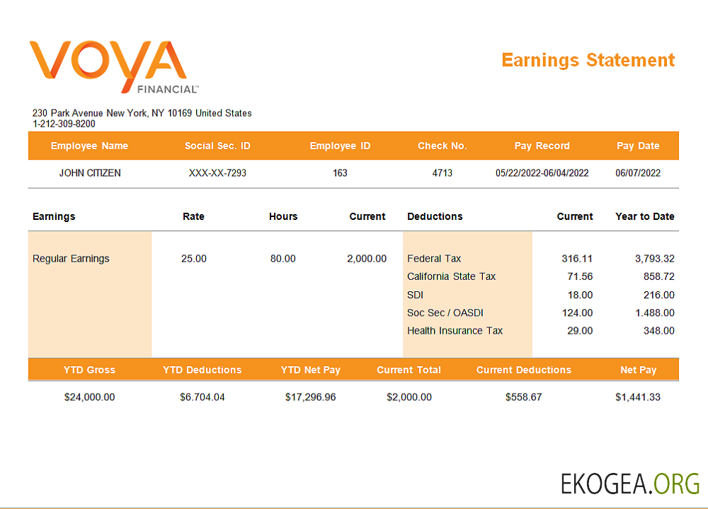 Modèle de fiche d'employé d'une société financière américaine au format Word et PDF, version 4
